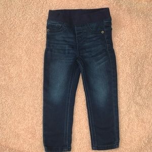 Toddler Girls Stretchy Waist Jeans
